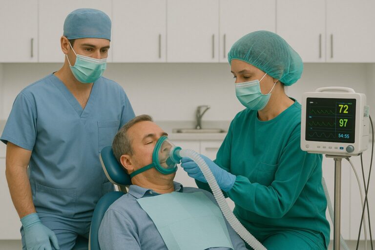 Anesthesie op locatie Narcose beademing tandarts